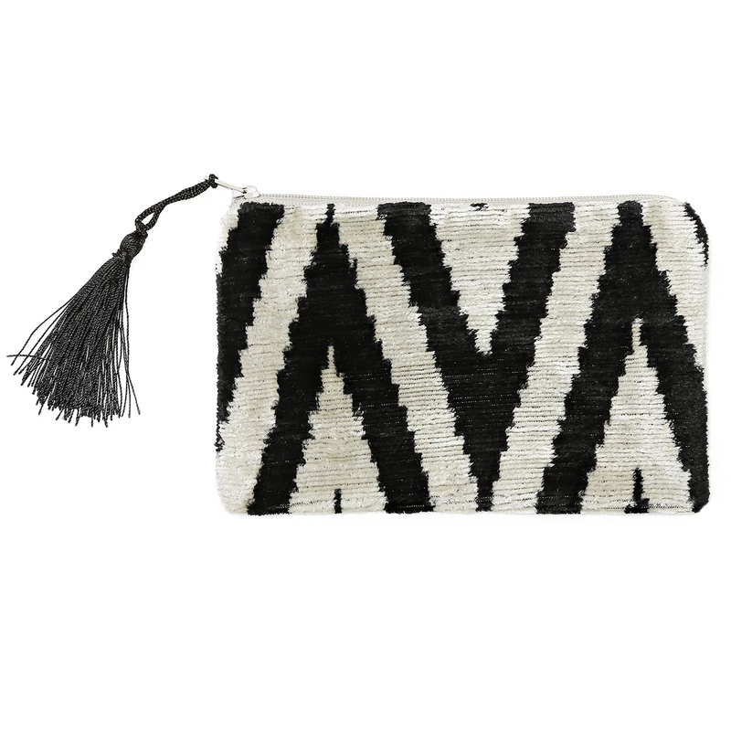 Ikat textil pénztárca